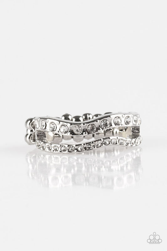 Elite Squad White Ring Paparazzi