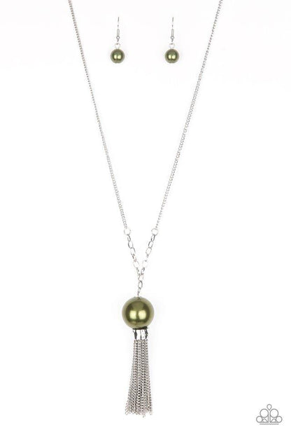 Belle Of The BALLROOM Green Necklace  - Daria's Blings N Things