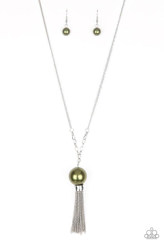Belle Of The BALLROOM Green Necklace  - Daria's Blings N Things