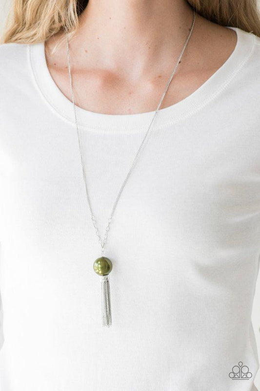 Belle Of The BALLROOM Green Necklace  - Daria's Blings N Things