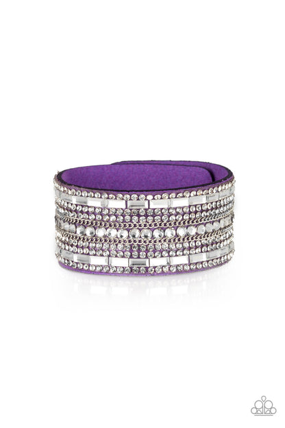 Rebel Radiance Purple Bracelet Paparazzi