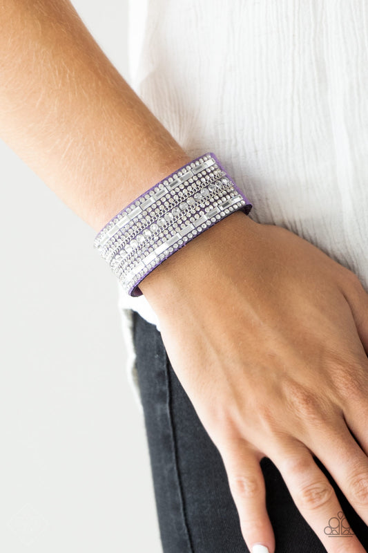 Rebel Radiance Purple Bracelet Paparazzi