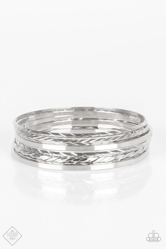 Rumble In The Concrete Jungle Silver Bracelets Paparazzi