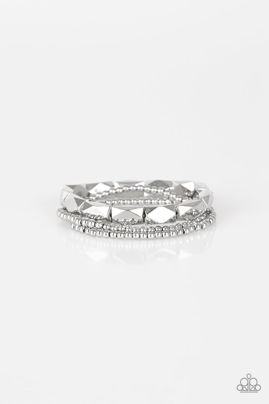 Metal Movement Silver Bracelet - Daria's Blings N Things
