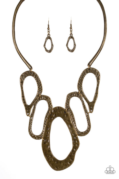 Prime Prowess Brass Necklace Paparazzi