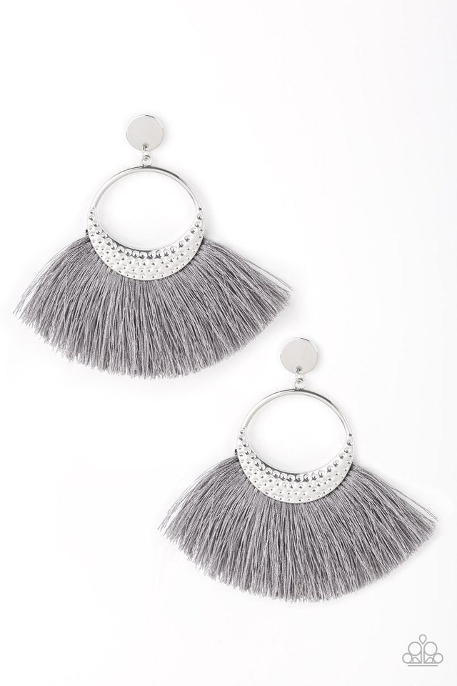 Spartan Spirit Silver Earrings