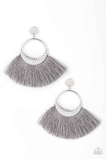 Spartan Spirit Silver Earrings