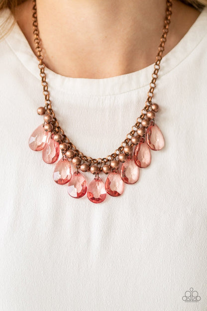 Fashionista Flair Copper Necklace Paparazzi