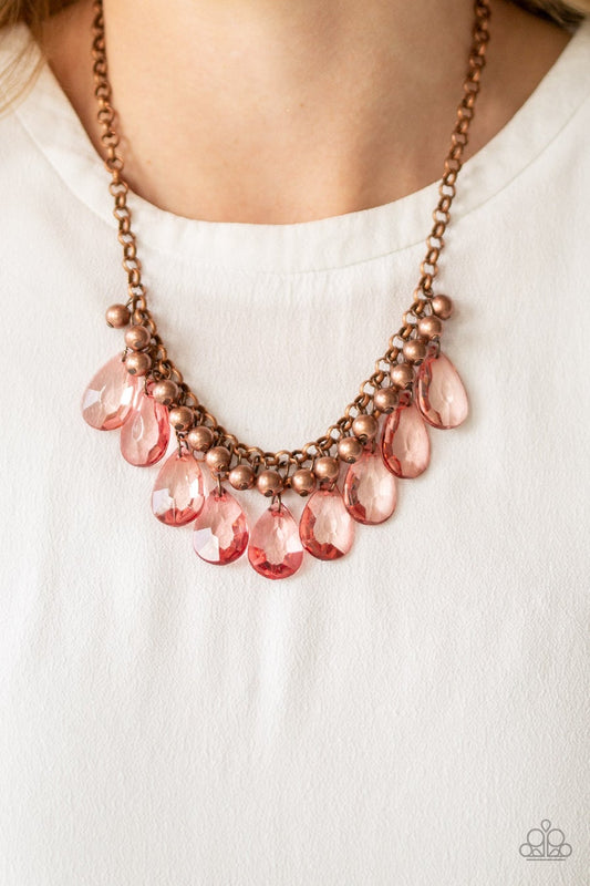 Fashionista Flair Copper Necklace Paparazzi