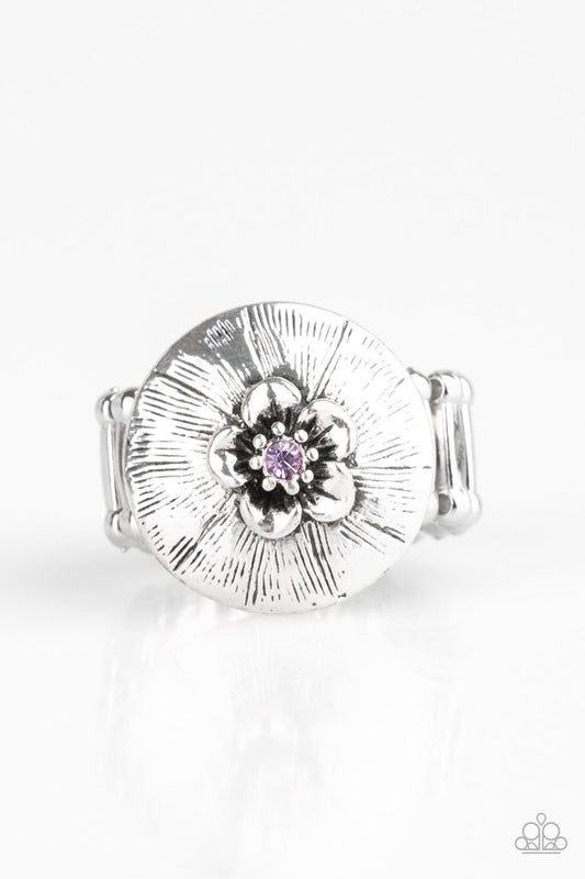 Blooming Beach Party Pink Ring Paparazzi