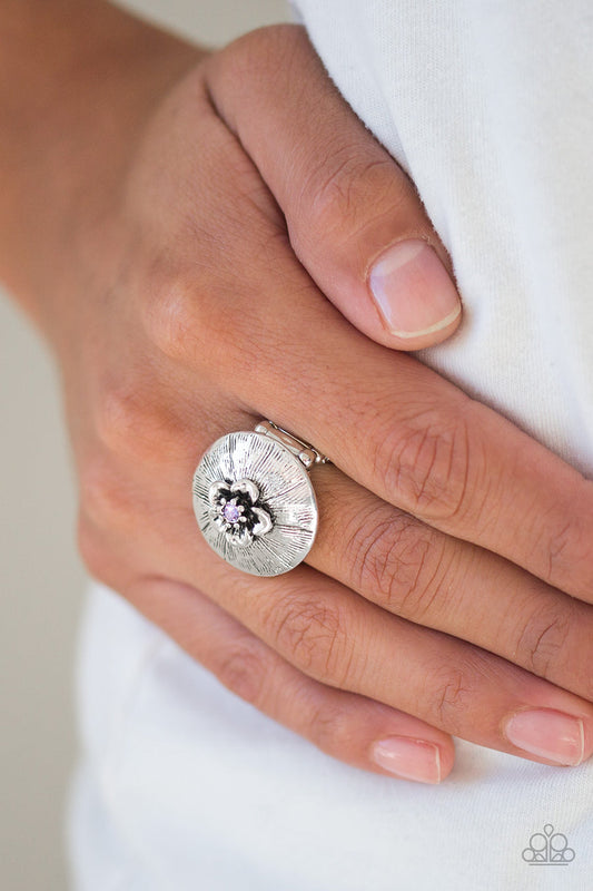 Blooming Beach Party Pink Ring Paparazzi