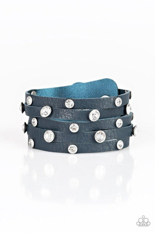 Rhinestone Reputation Blue Urban Bracelet