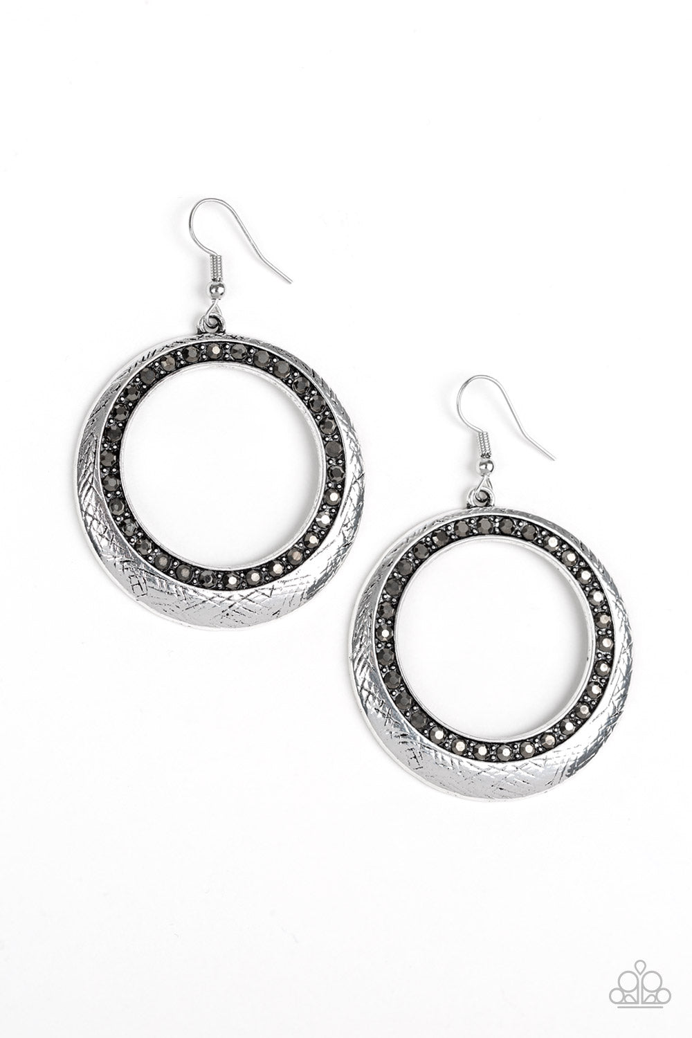 Go-Go Glow Silver Earrings - Daria's Blings N Things