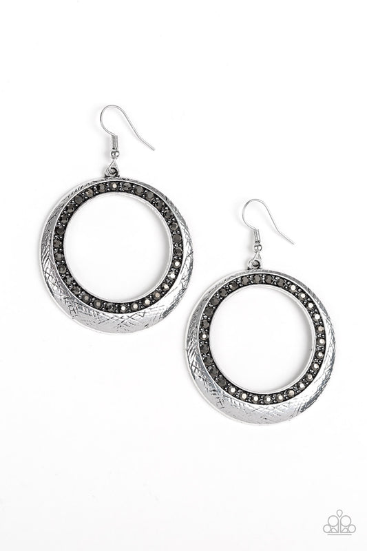 Go-Go Glow Silver Earrings - Daria's Blings N Things