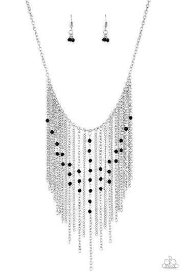 First Class Fringe Black Necklace Paparazzi