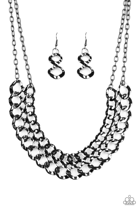 Street Meet and Greet Black Necklace