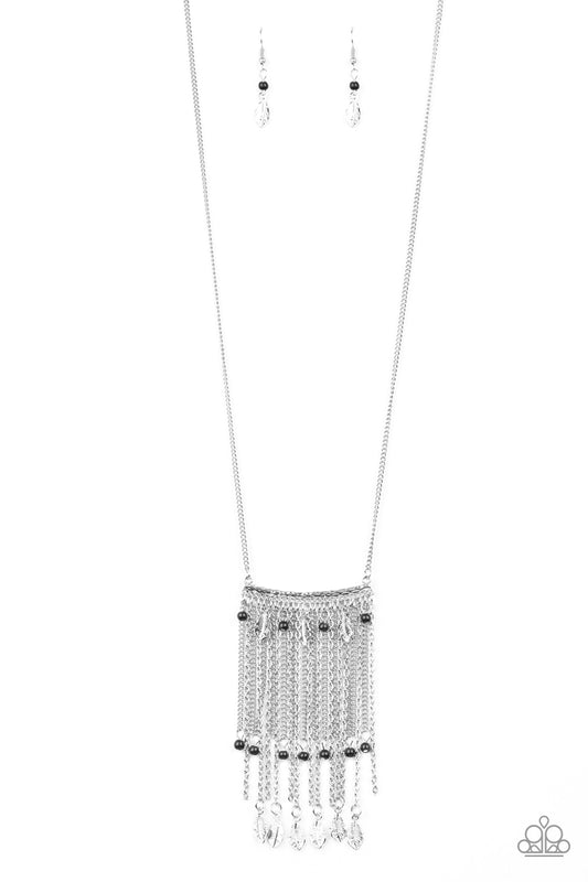 On The Fly Black Necklace - Daria's Blings N Things