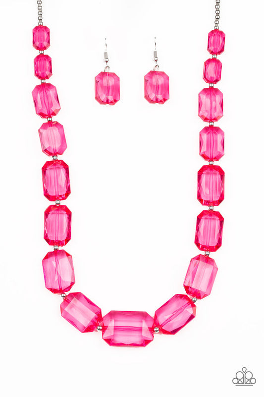 ICE Versa Pink Necklace Paparazzi