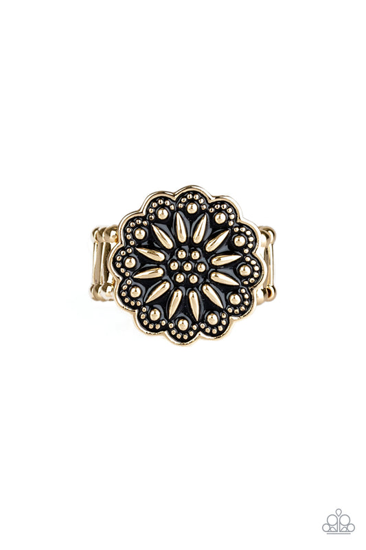 Desert Sunflower Gold Ring - Daria's Blings N Things