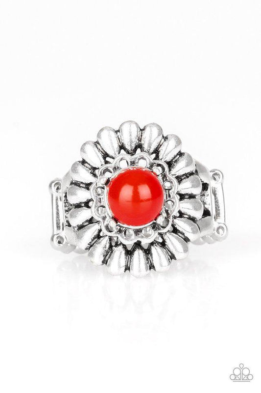 Poppy Pep Red Ring - Daria's Blings N Things