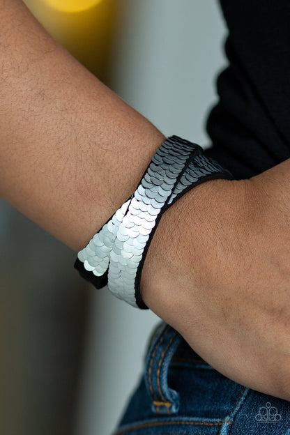 Under The SEQUINS Silver Bracelet Paparazzi