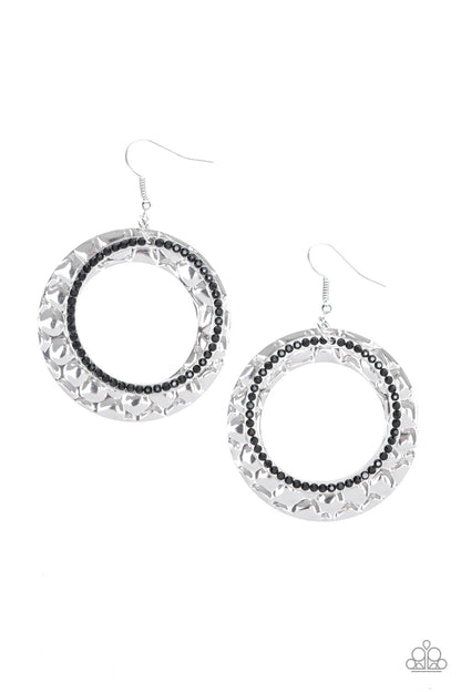 Cinematic Shimmer Black Earrings - Daria's Blings N Things