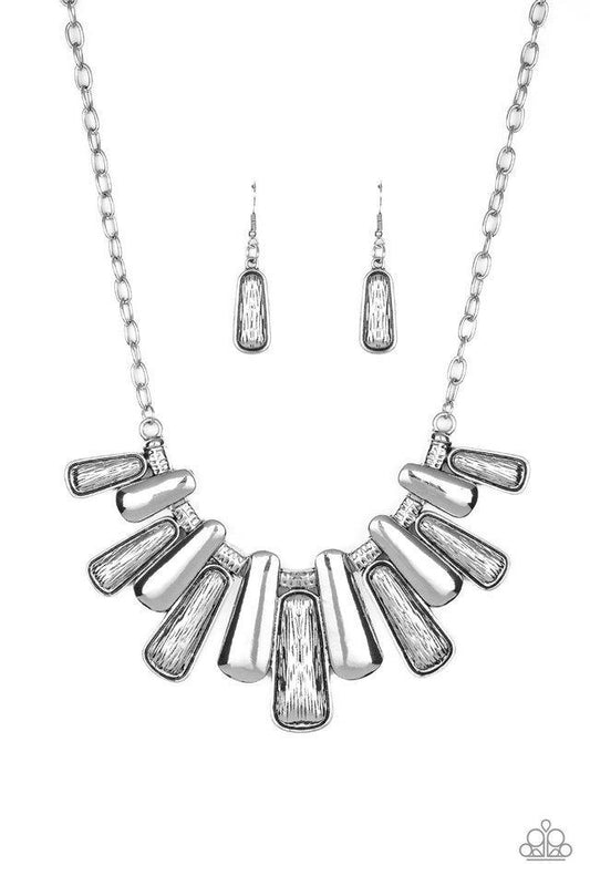 MANE Up Silver Necklace - Daria's Blings N Things