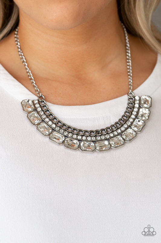 Killer Knockout Silver Necklace Paparazzi