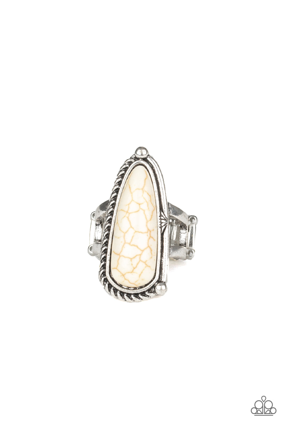 Pioneer Plains White Ring - Daria's Blings N Things