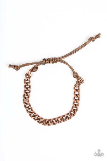Tiebreaker Copper Urban Bracelet Paparazzi