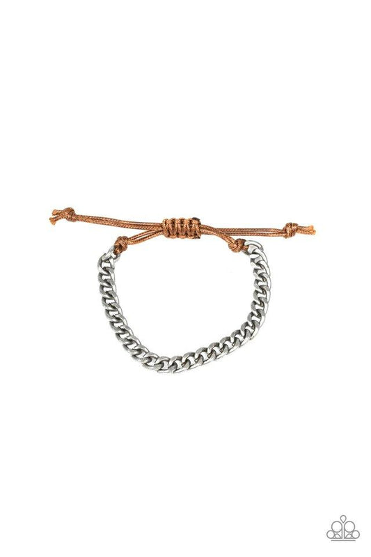 Tiebreaker Silver Urban Bracelet Paparazzi