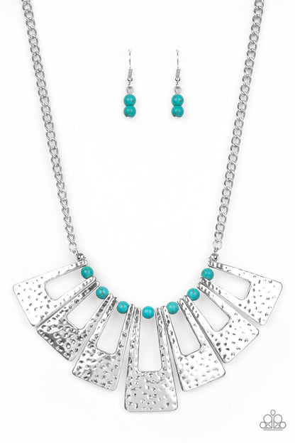 Terra Takeover Blue Necklace Paparazzi