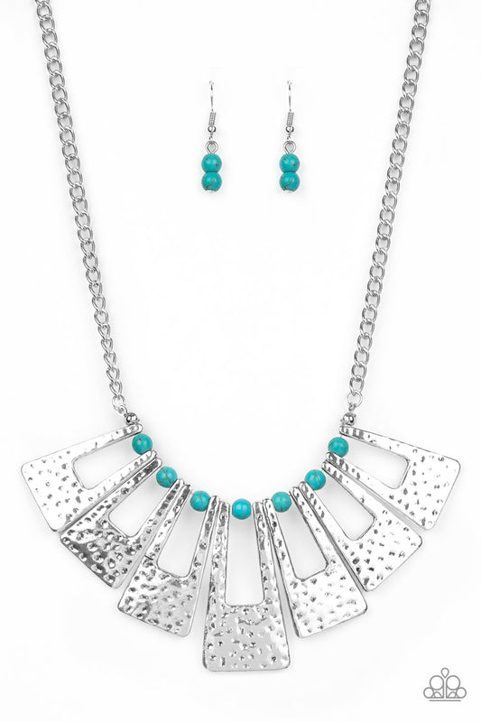 Terra Takeover Blue Necklace Paparazzi