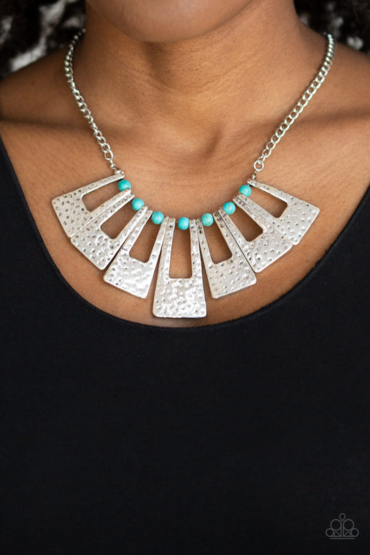 Terra Takeover Blue Necklace Paparazzi