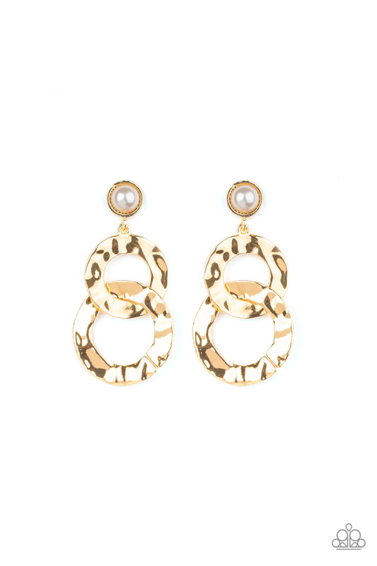 Oh Scene Gold Earrings Paparazzi