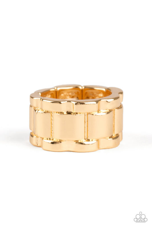 Modern Machinery Gold
Ring Paparazzi