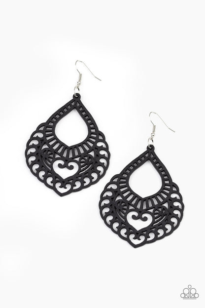 If You WOOD Be So Kind Black
Earrings Paparazzi