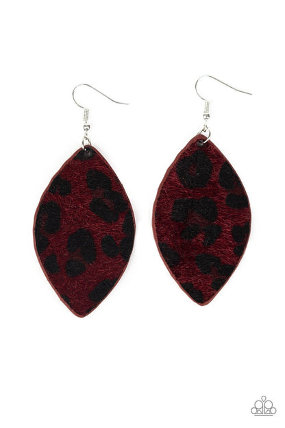 GRR-irl Power Red Earrings - Daria's Blings N Things