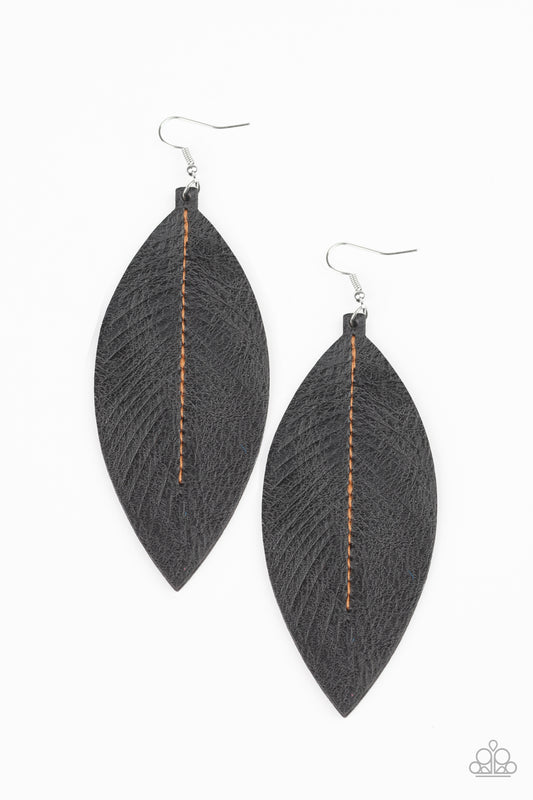 Naturally Beautiful Black
Earrings Paparazzi