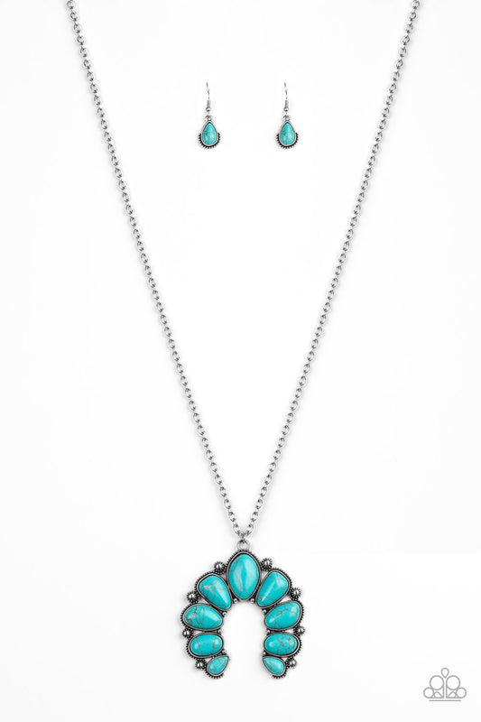 Stone Monument Blue Necklace