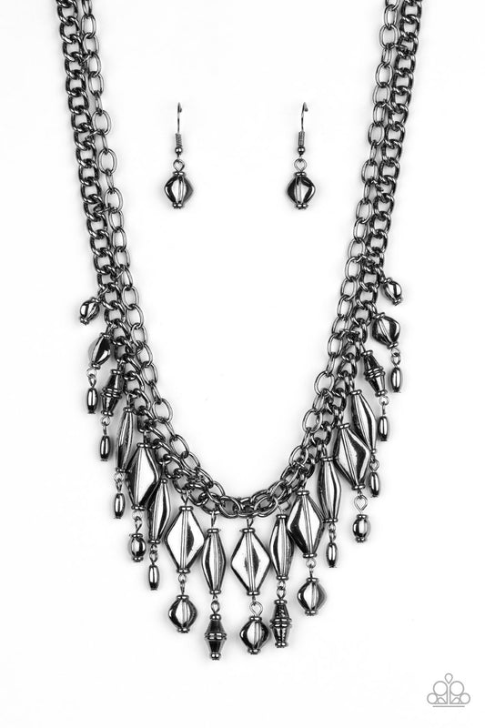 Trinket Trade Black Necklace Paparazzi