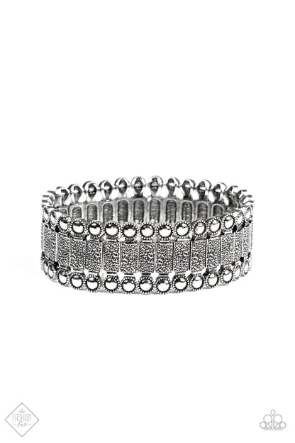 Rustic Rhythm Silver Bracelet