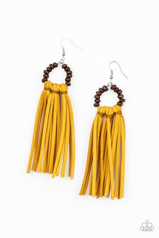 Easy To PerSUEDE Yellow
Earrings - Daria's Blings N Things