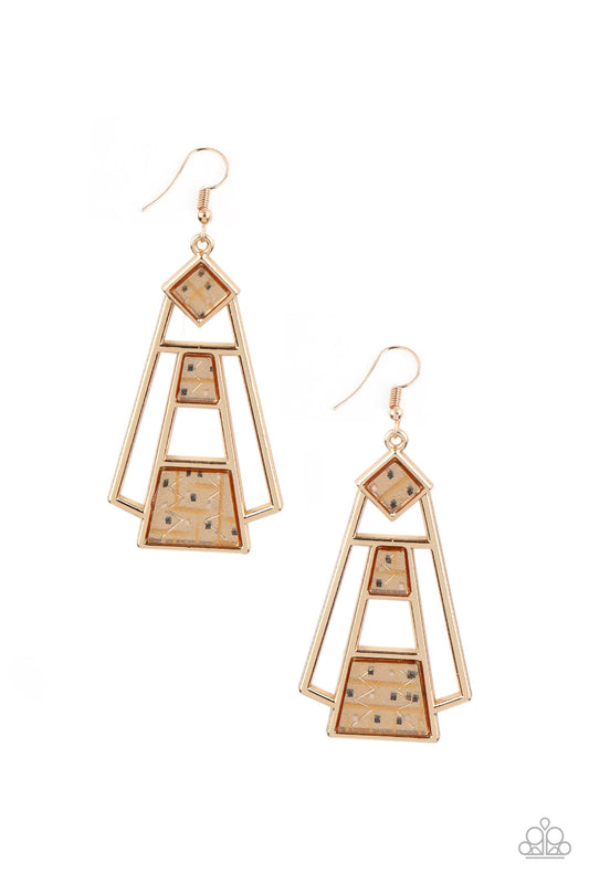 Retro Minimalist Gold
Earrings Paparazzi