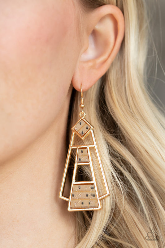 Retro Minimalist Gold
Earrings Paparazzi