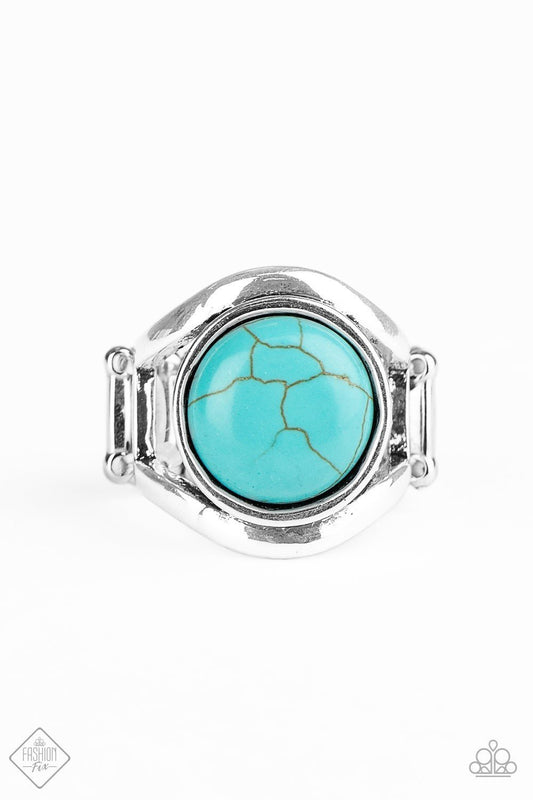Mojave Native Blue Ring Paparazzi