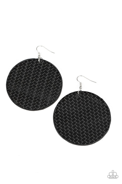 WEAVE Your Mark Black
Earrings Paparazzi