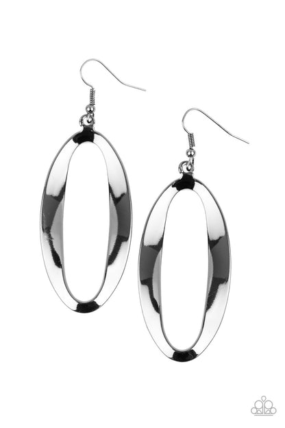 OVAL My Head Black
Earrings Paparazzi
