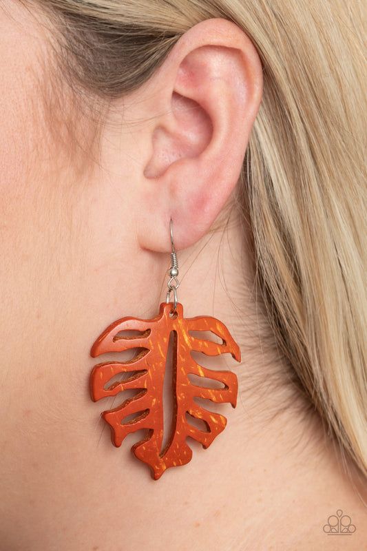 Shake Your PALMS PALMS Orange
Earrings Paparazzi