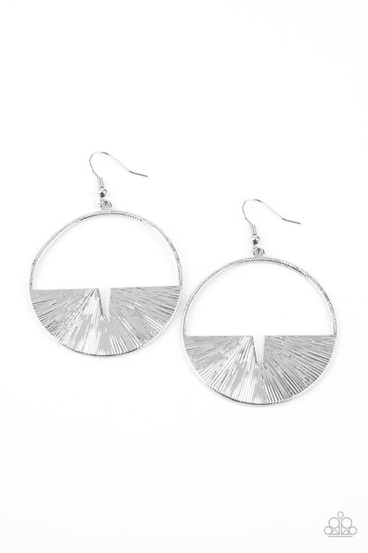 Reimagined Refinement Silver Earrings Paparazzi